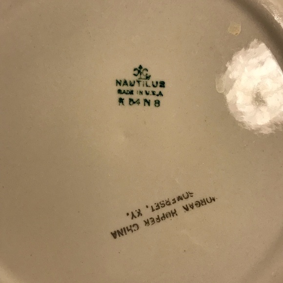 Vintage Morgan Hopper China Nautilus Made in USA Masonic Decorative Plate - Picture 4 of 8